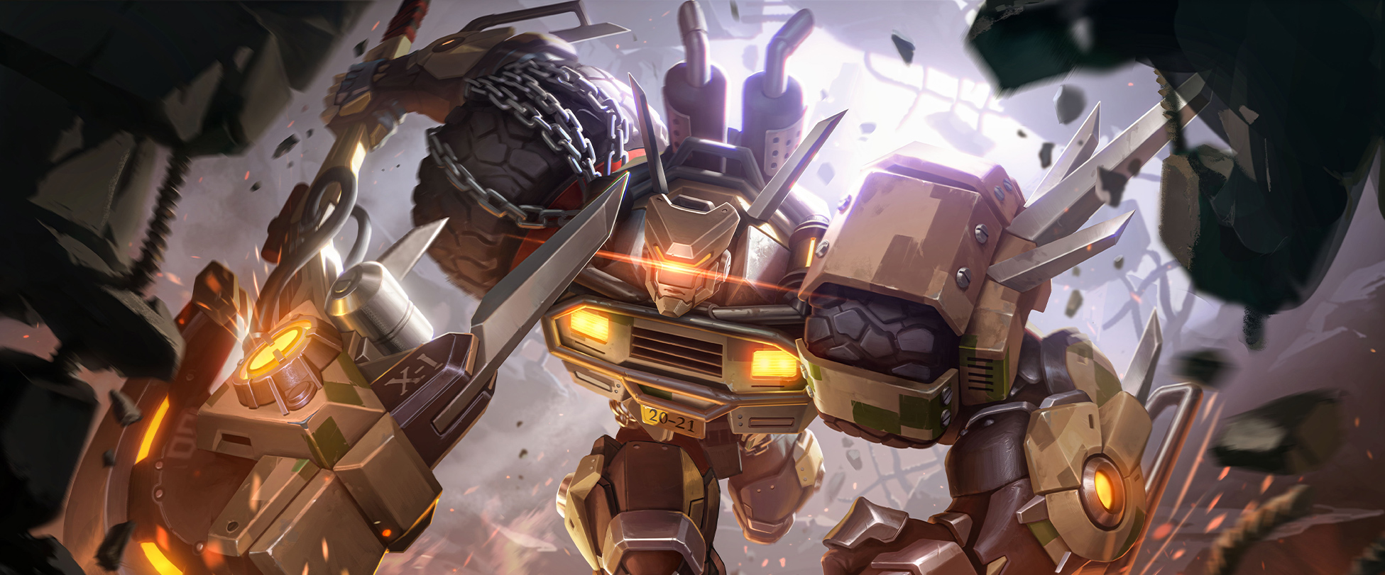 Dian Wei skin: Junkyard Protector
