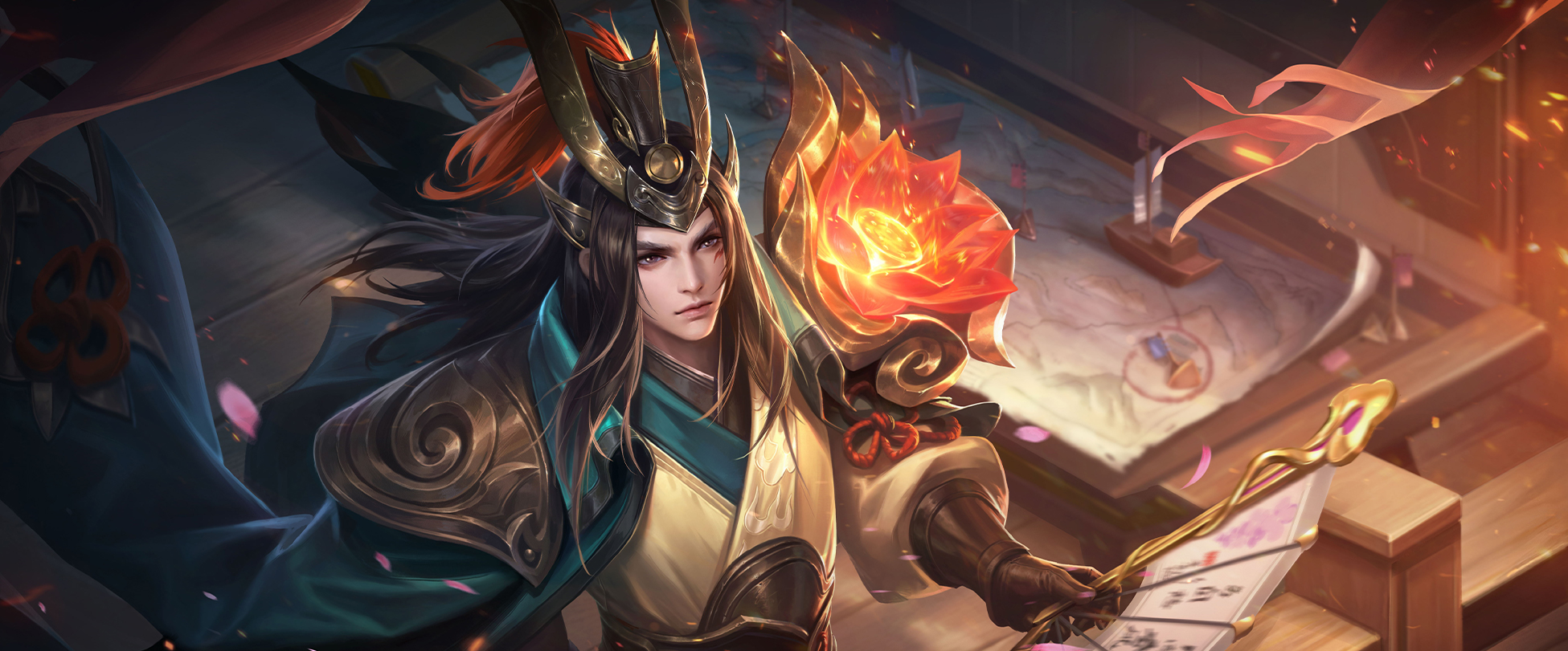 Zhou Yu skin: Flaming Lotus