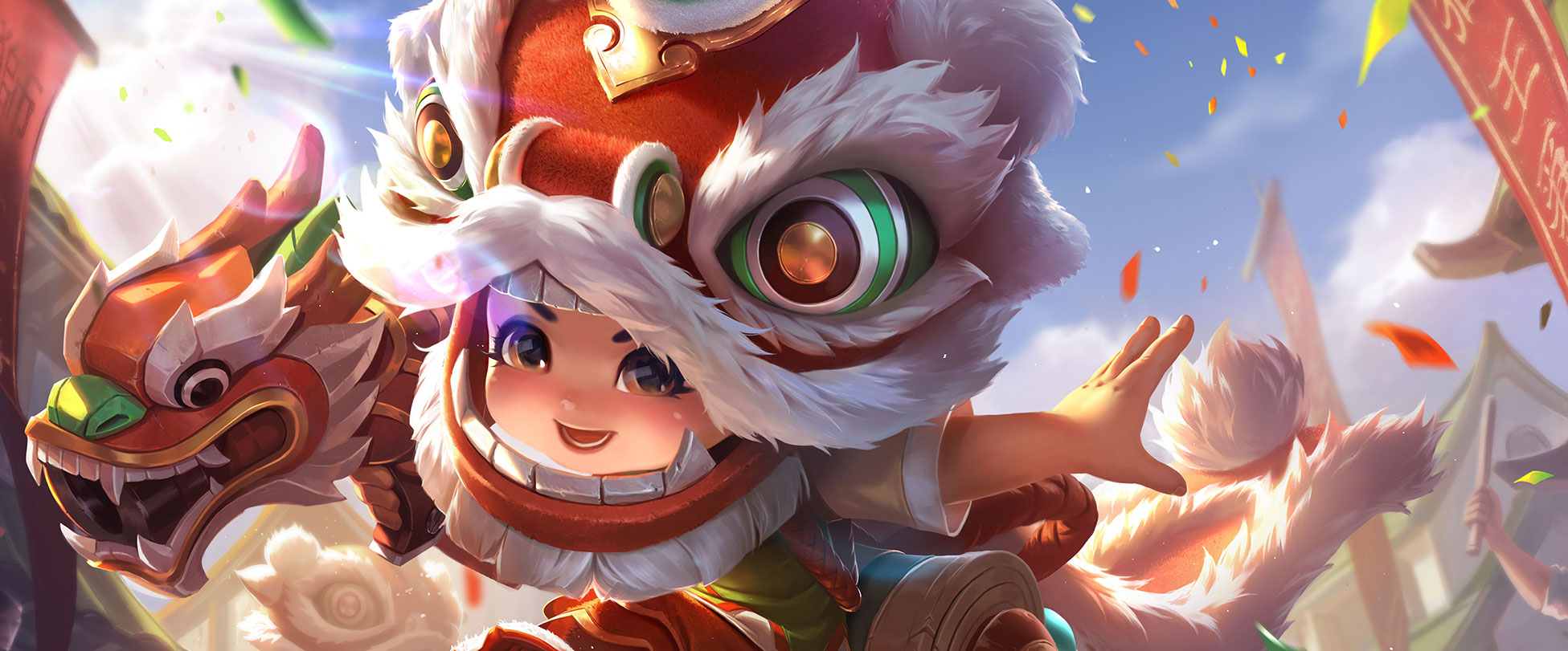 Luban No.7 skin: Lion Dancer