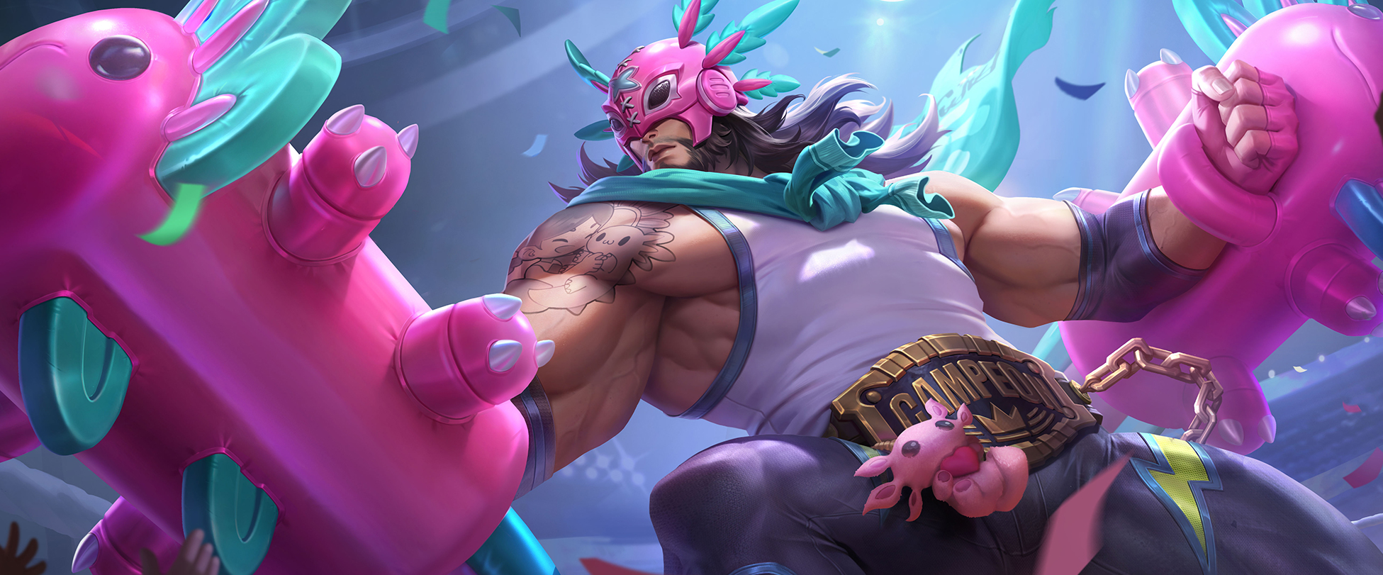 Lian Po skin: Ascension: Luchador