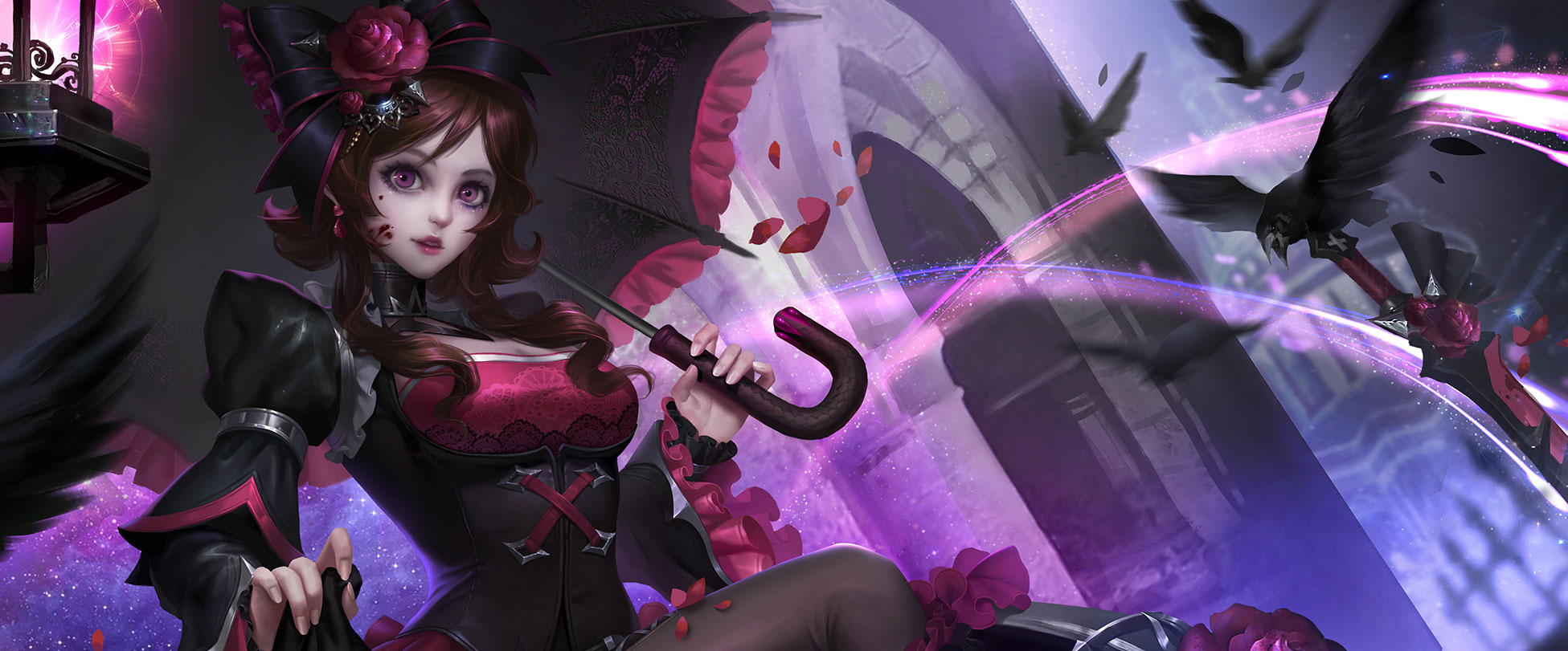 Luna skin: Gothic Rose