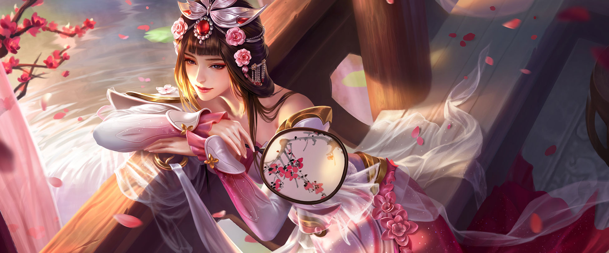Lady Zhen skin: Peony Romantic