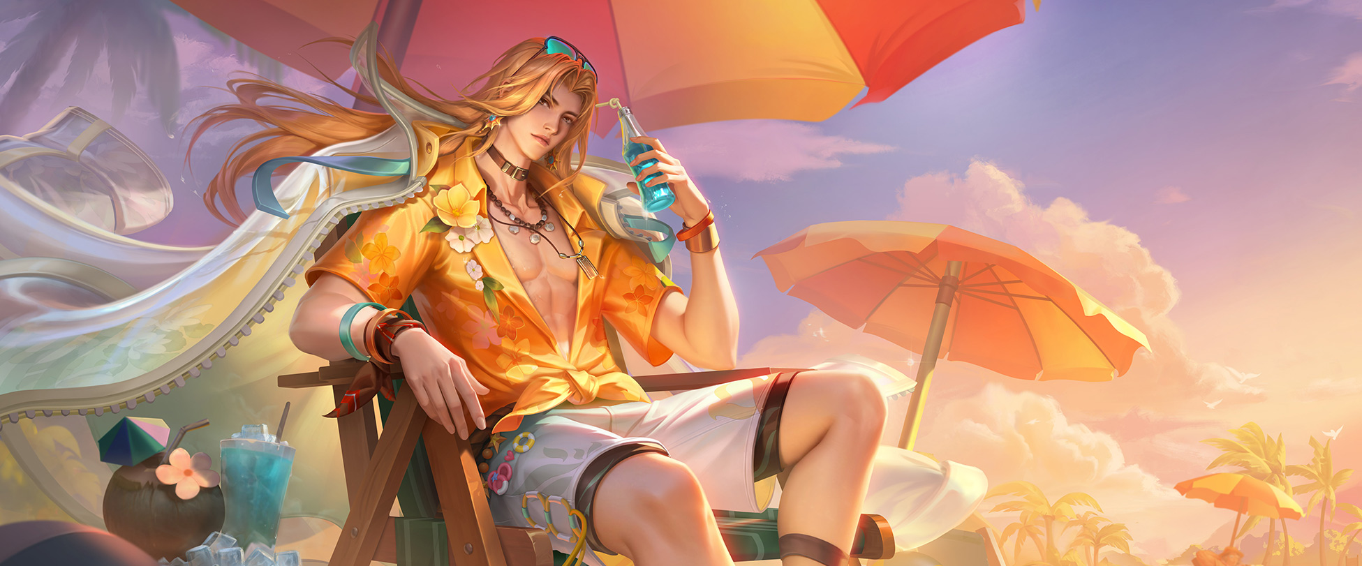 Zhou Yu skin: Golden Coast