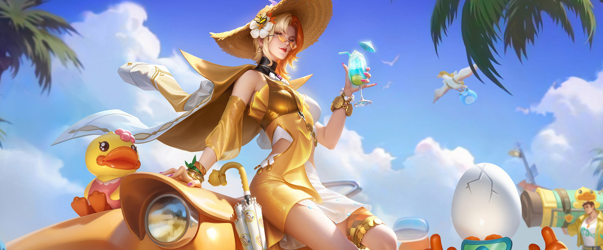 Milady skin: Golden Vacation