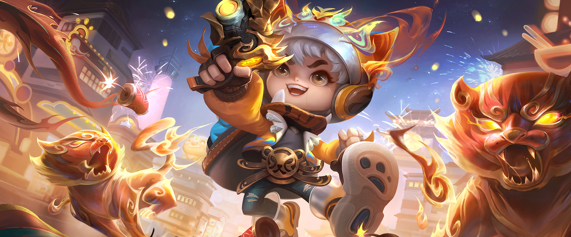 Luban No.7 skin: Scorching Tiger
