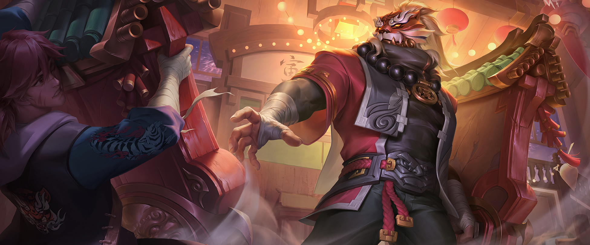 Lian Po skin: Guarding Tiger