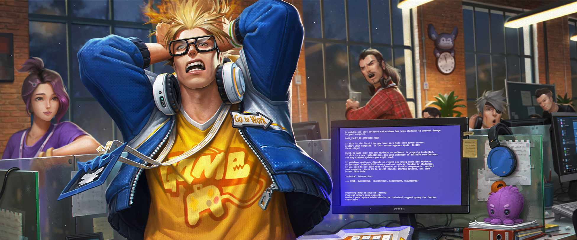 SKIN APPRECIATION-Tela Azul